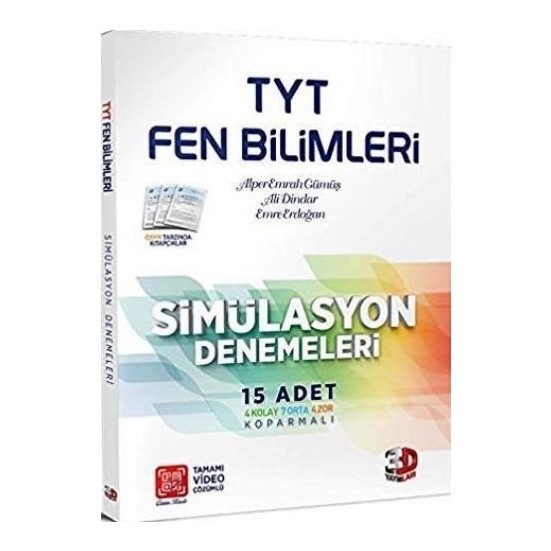 TYT Fen Bilimleri Simülasyon Denemeleri 15'li