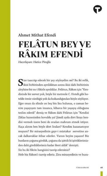 Felatun Bey ve Rakım Efendi