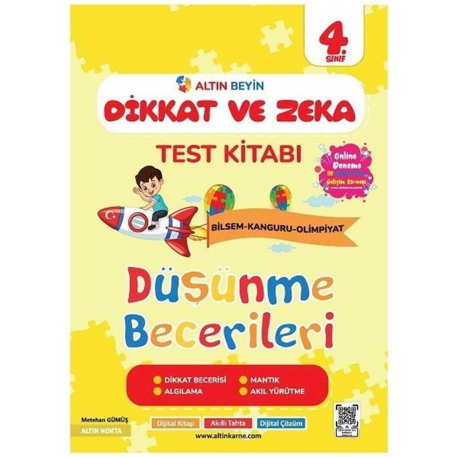 4. Sınıf Altın Beyin Dikkat ve Zeka Kitabı