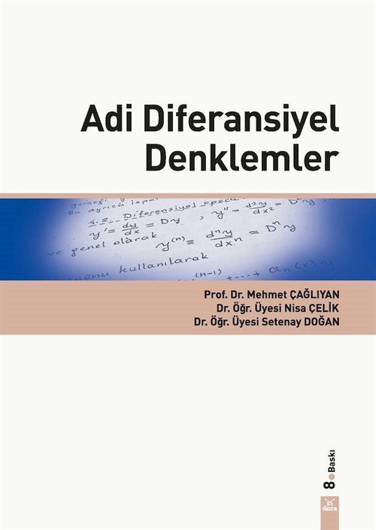 Adi Diferansiyel Denklemler