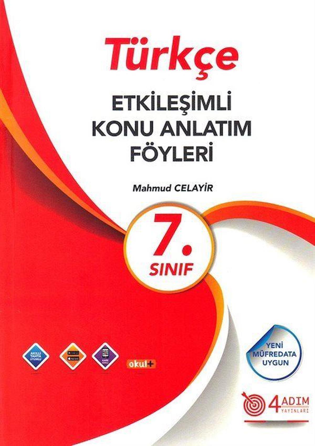 7. Sınıf Türkçe Etkileşimli Konu Anlatım Föyleri