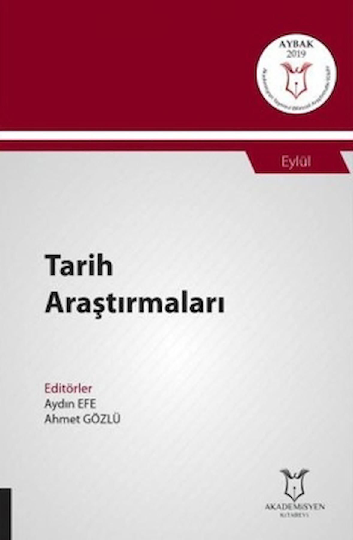 Tarih Araştırmaları (AYBAK 2019 Eylül)