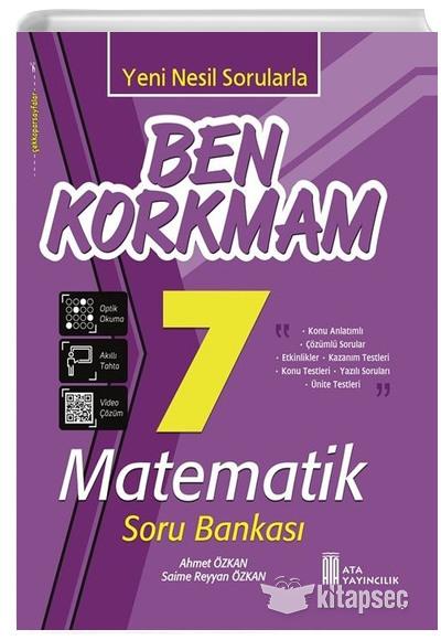 ATA 7.SINIF MATEMATİK BEN KORKMAM SORU BANKASI