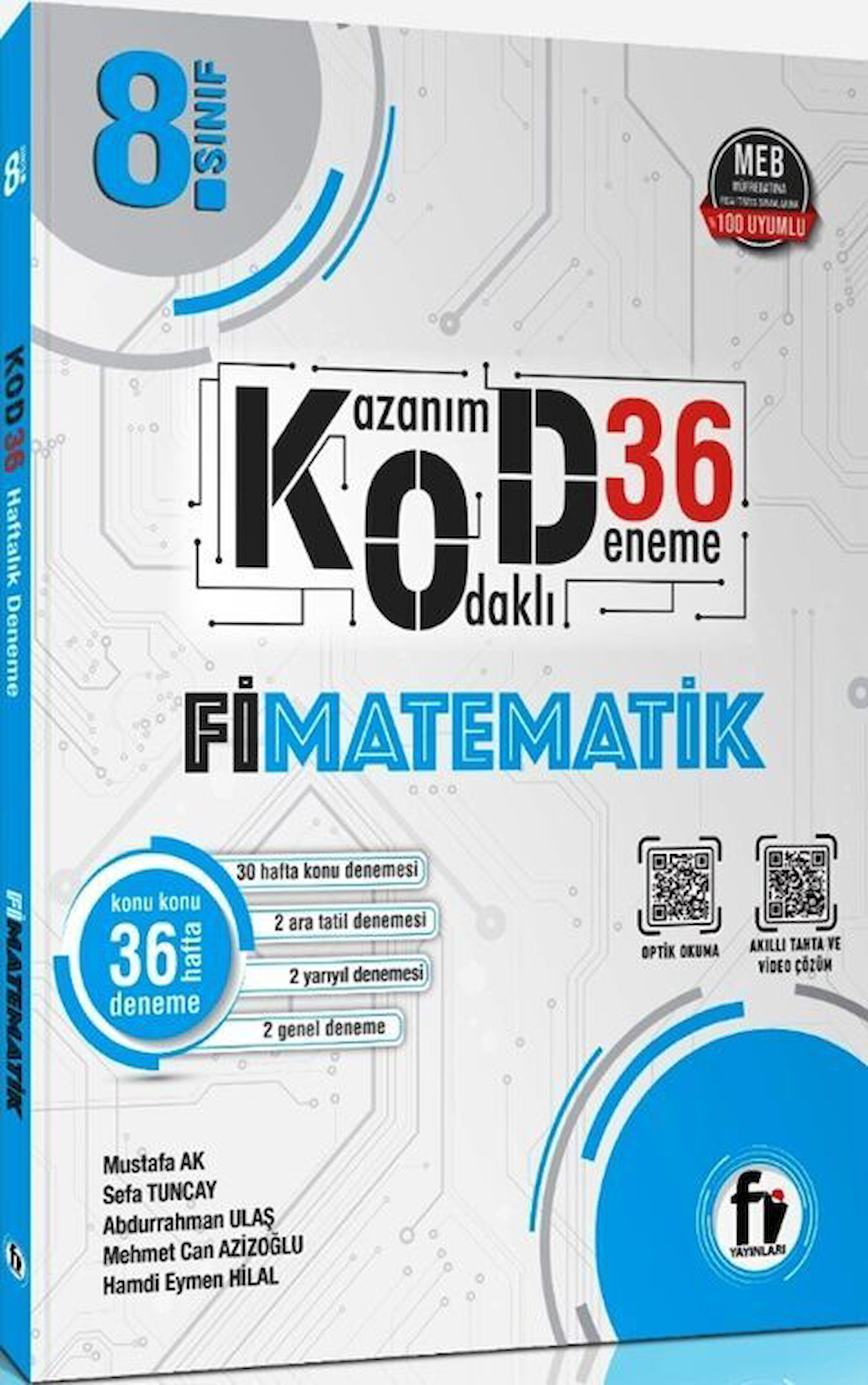 Fi Yayınları 8. Sınıf Matematik Kod 36 Deneme