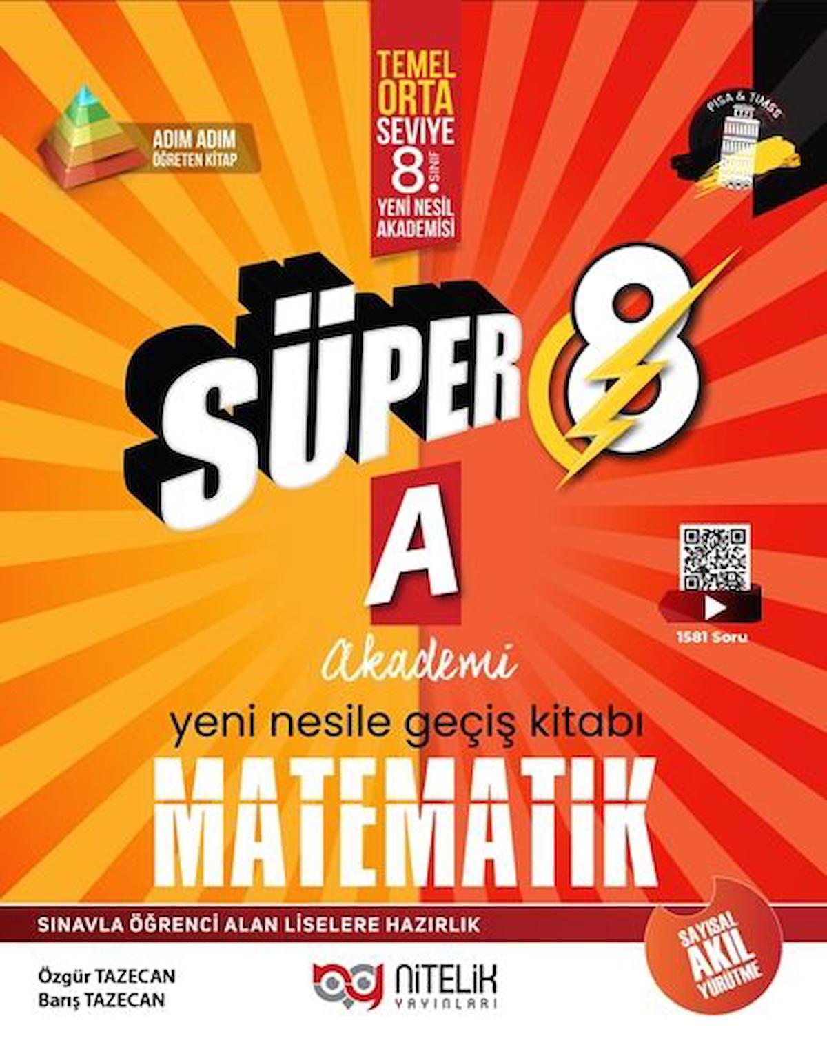 Süper 8 Matematik A Yeni Nesile Geçiş Kitabı