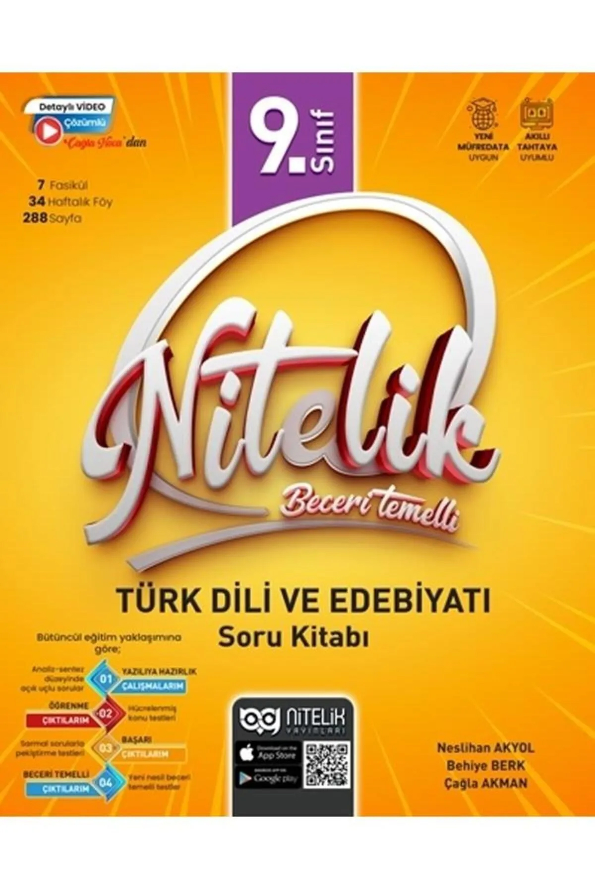 Nitelik 9.sınıf Türk Dili Ve Edebiyatı Soru Kitabı Beceri Temelli *yeni Müfredat*