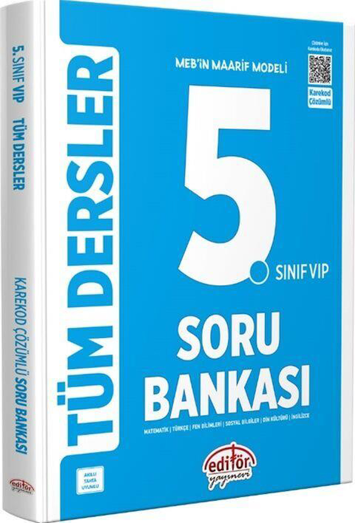 5. Sınıf VİP Tüm Dersler Soru Bankası Editör Yayınları