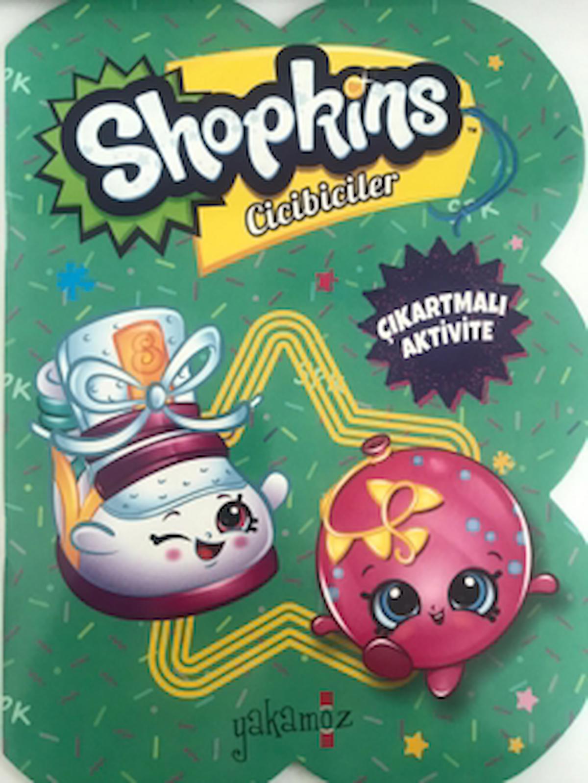 Shopkins Cicibiciler Çıkartmalı Aktivite - Yeşil Kitap