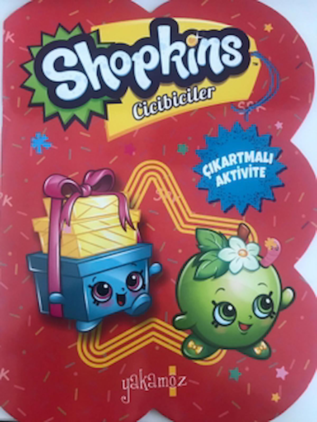 Shopkins Cicibiciler Çıkartmalı Aktivite - Kırmızı Kitap