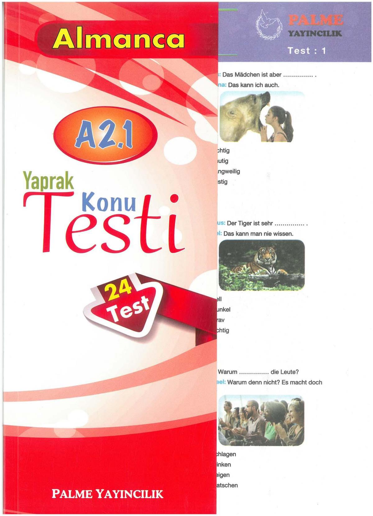 Palme Almanca Yaprak Test A 2.1 (24 Test)