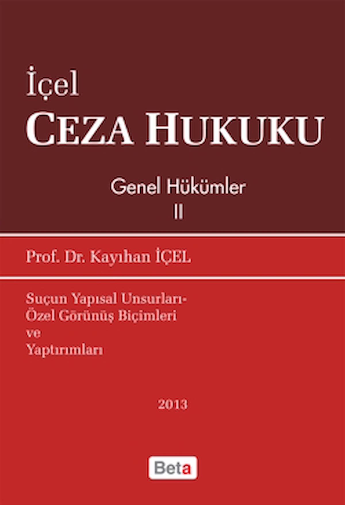 İçel Ceza Hukuku Genel Hükümler 2