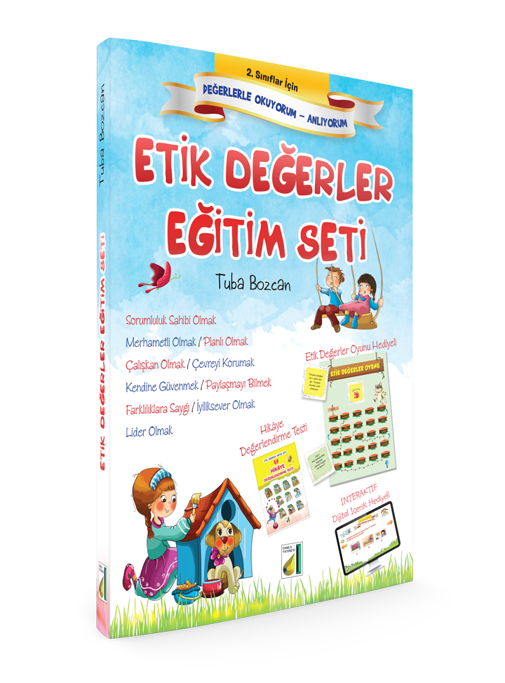 2. Sınıflar İçin Etik Değerler Eğitim Seti (10 Kitap Takım)