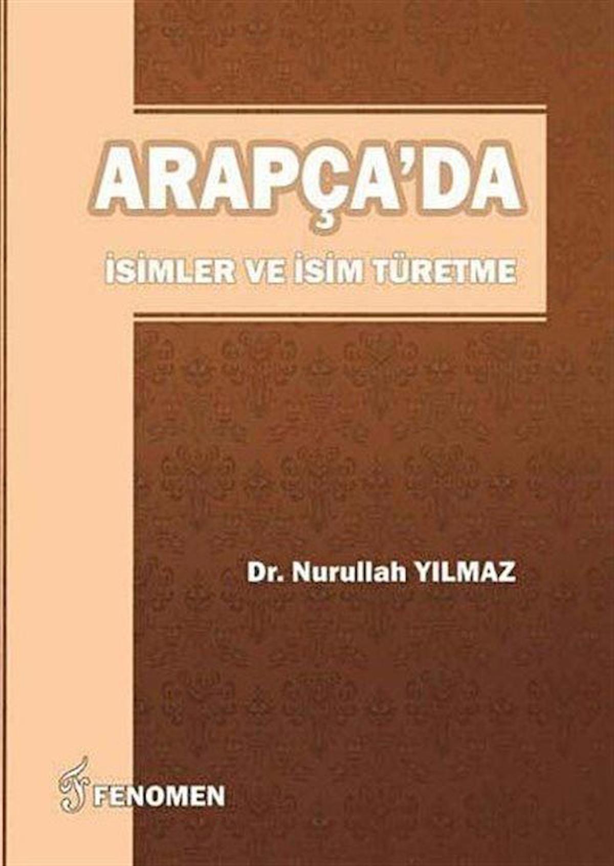 Arapça'da İsimler Ve İsim Türetme