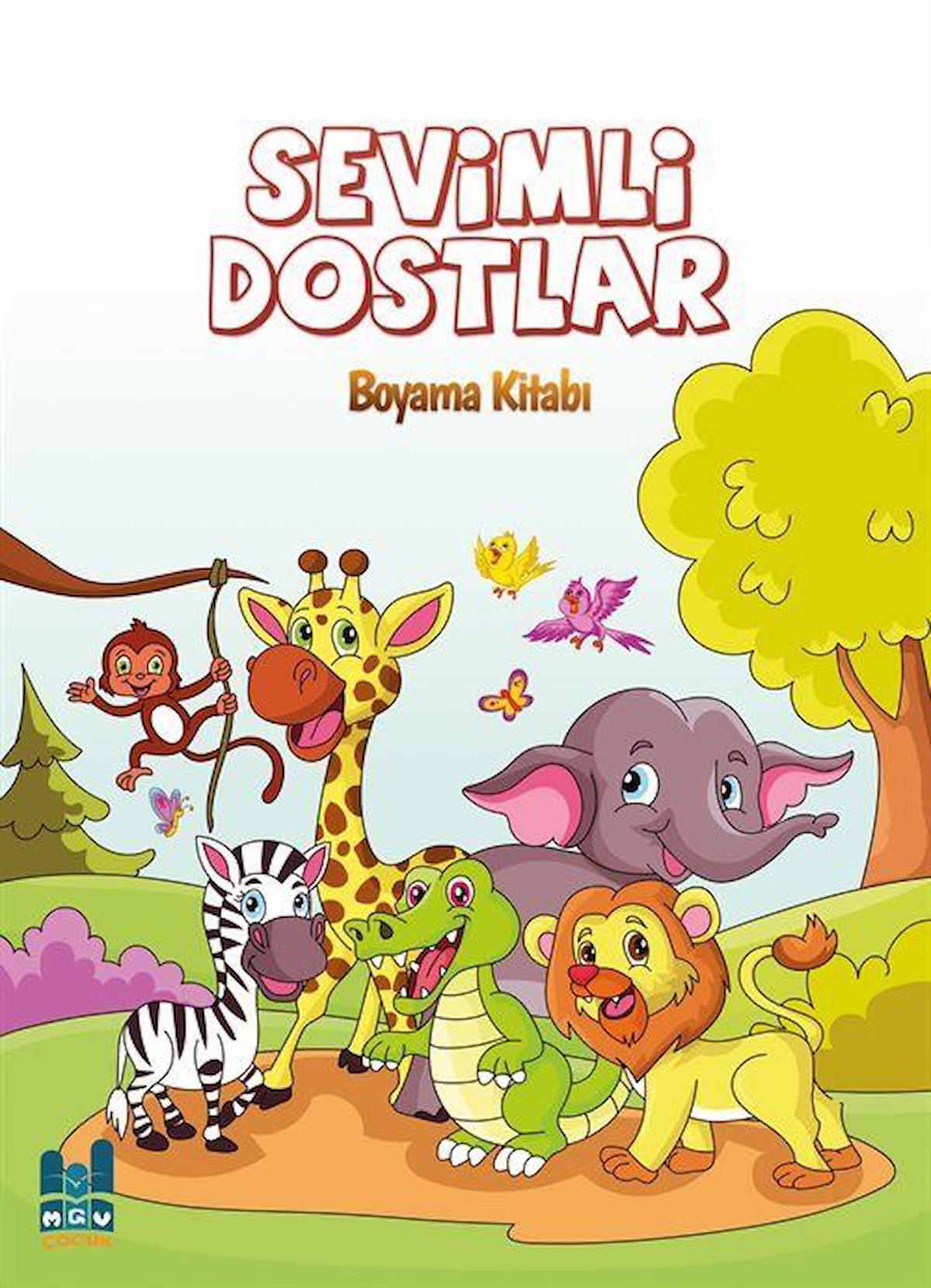 Sevimli Dostlar Boyama Kitabı