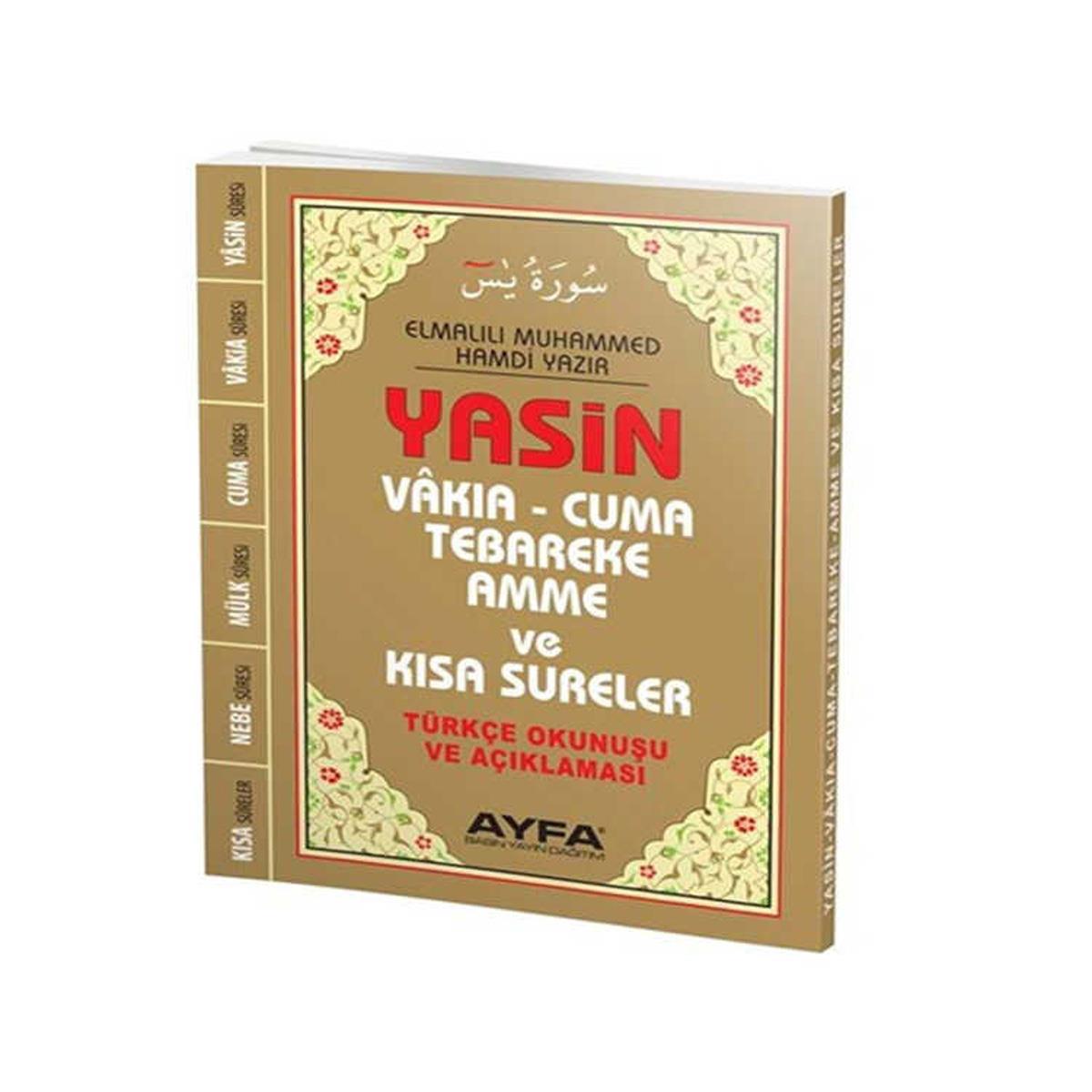 Çanta Boy Türkçeli Üçlü Yasin - Fihristli Ayfa043F