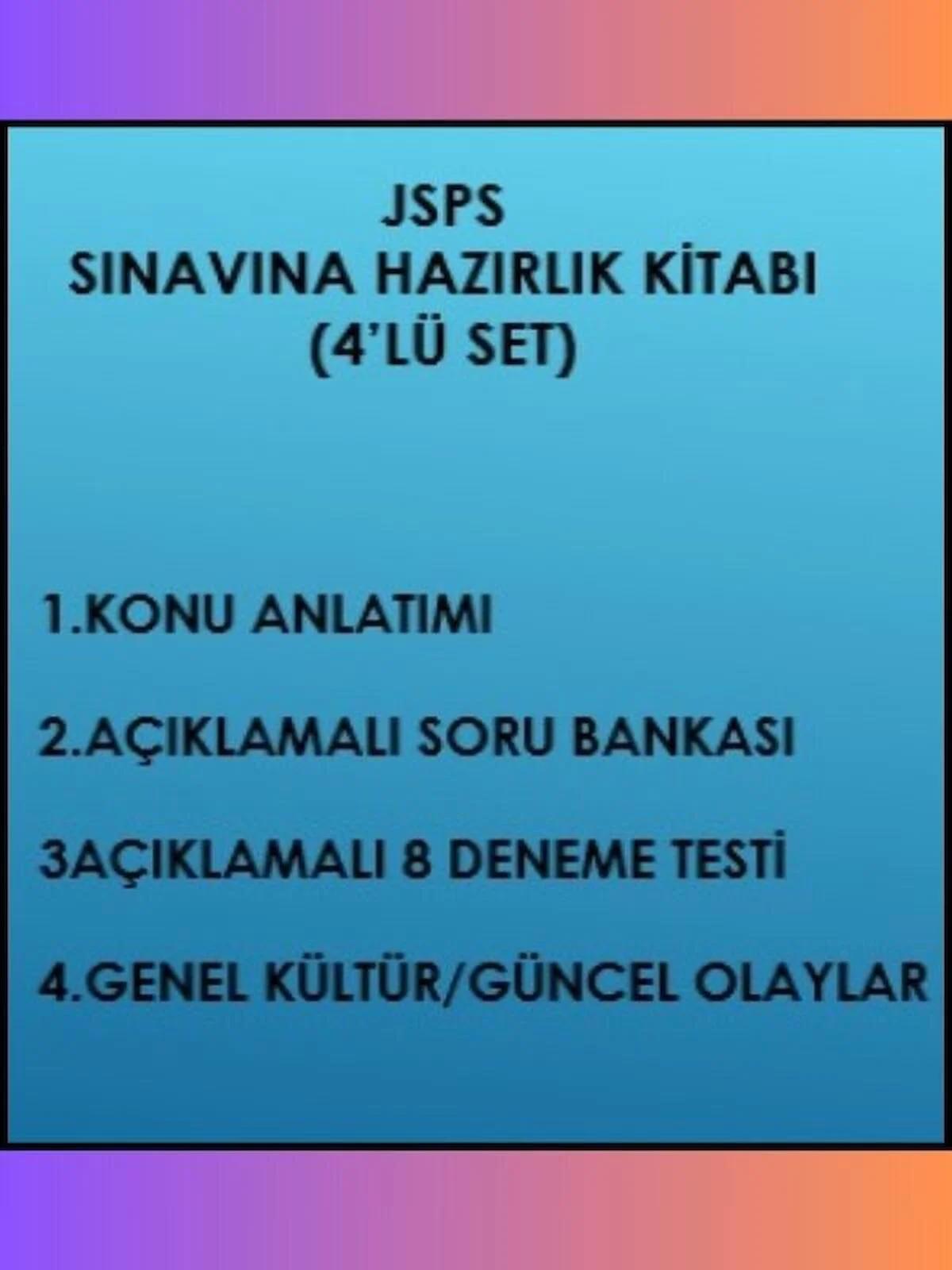 JSPS Sınavına Hazırlık 4’lü Set