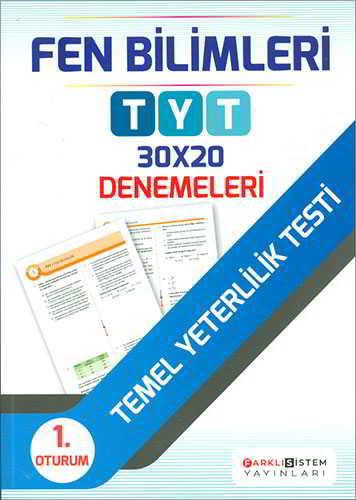 Farklı Sistem TYT Fen Bilimleri Çözümlü 30x20 Deneme