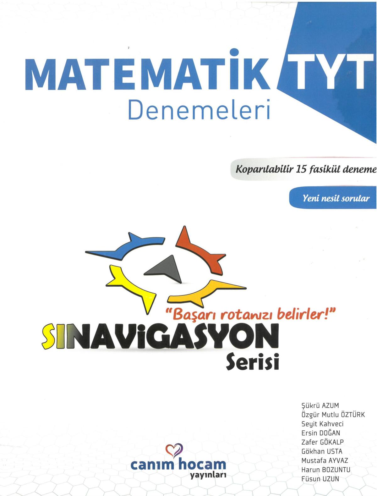 TYT Sınavigasyon Serisi Matematik Koparılabilir 15 Fasikül Deneme