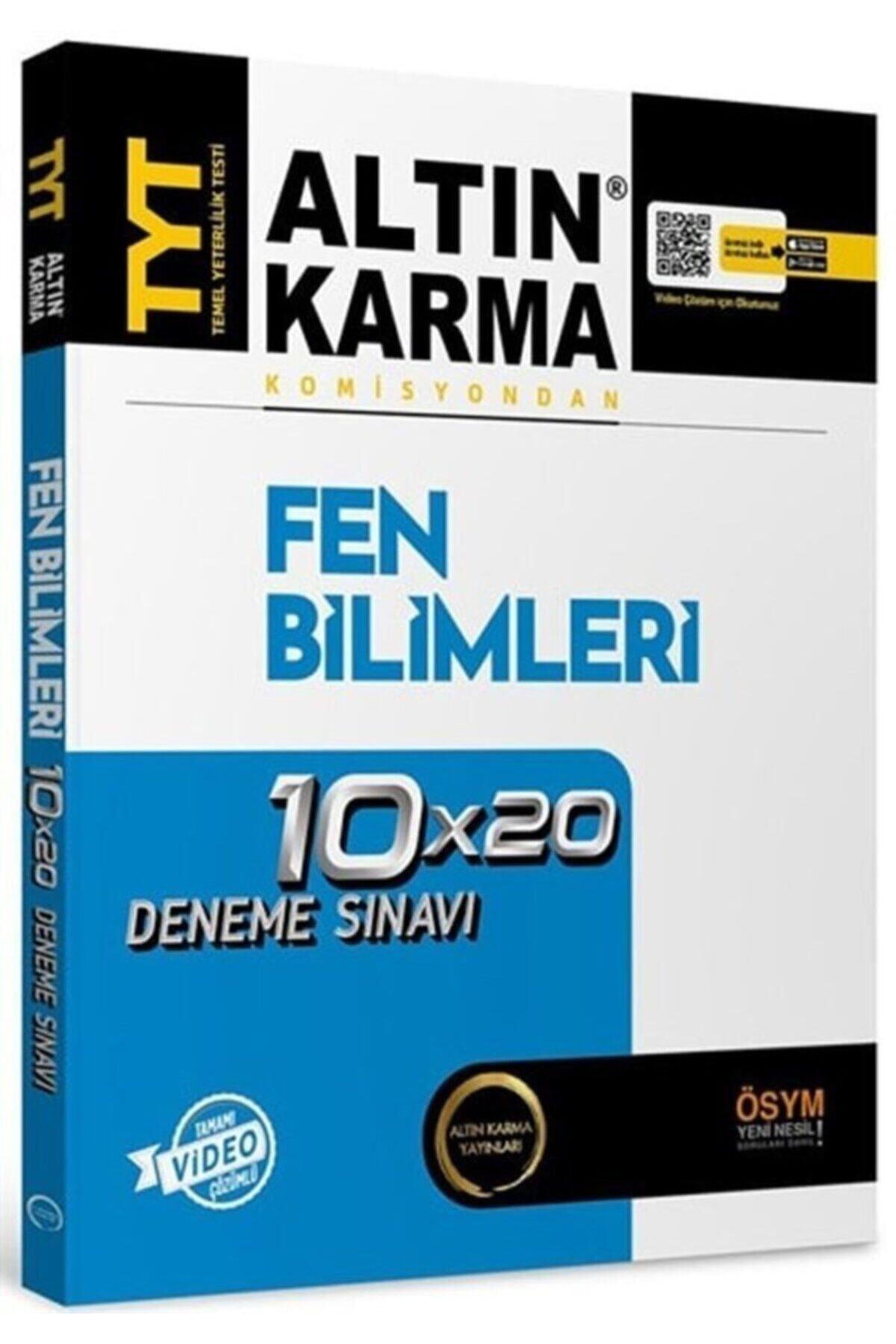 Altın Karma TYT Fen Bilimleri Tamamı Video Çözümlü 10x20 Deneme Sınavı