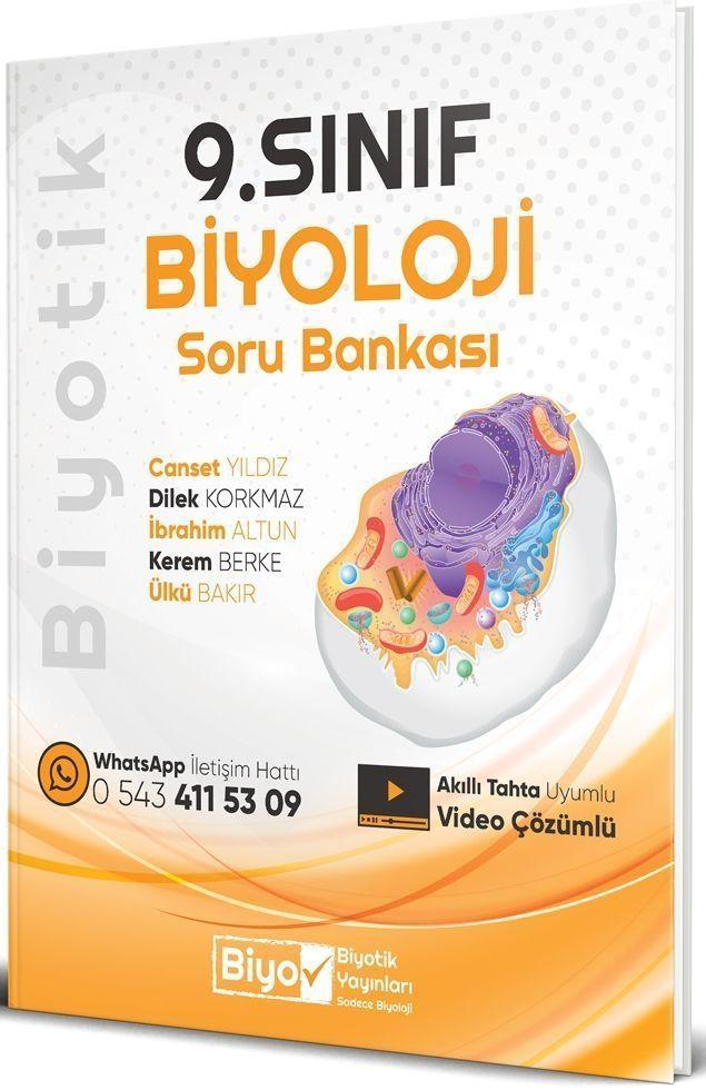 9. Sınıf Biyoloji Soru Bankası Video Çözümlü