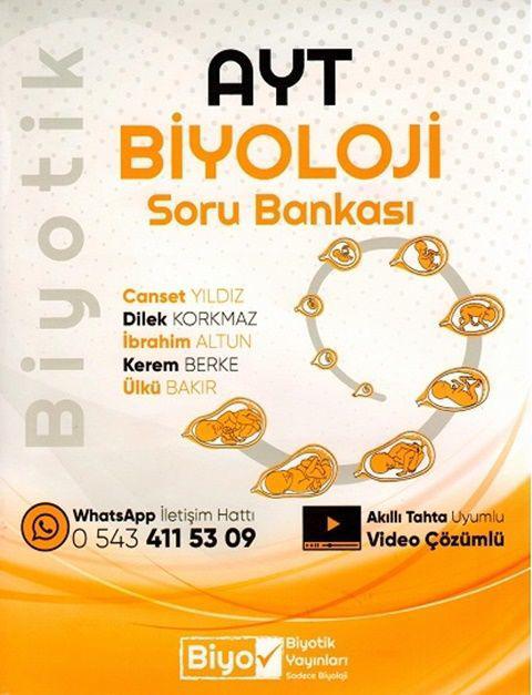 BİYOTİK YKS AYT SORU BANKASI BİYOLOJİ