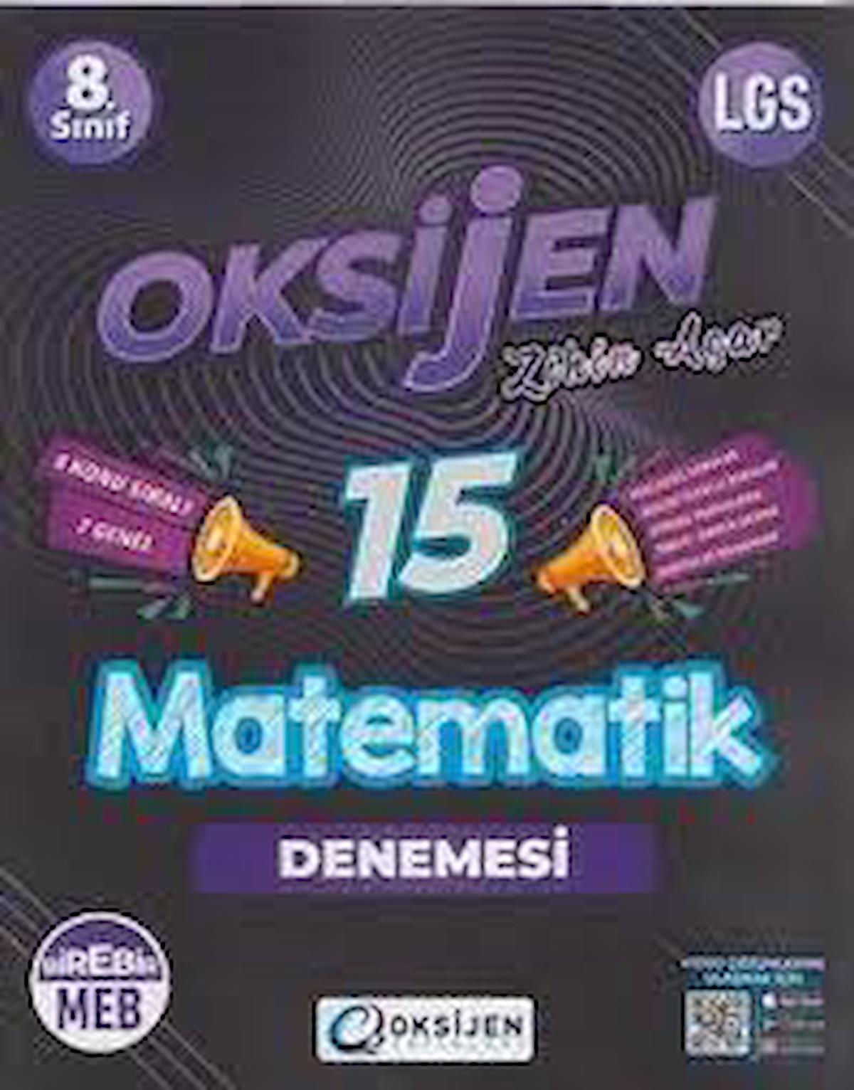 Oksijen Yayınları 8. Sınıf Lgs Matematik 15 Deneme