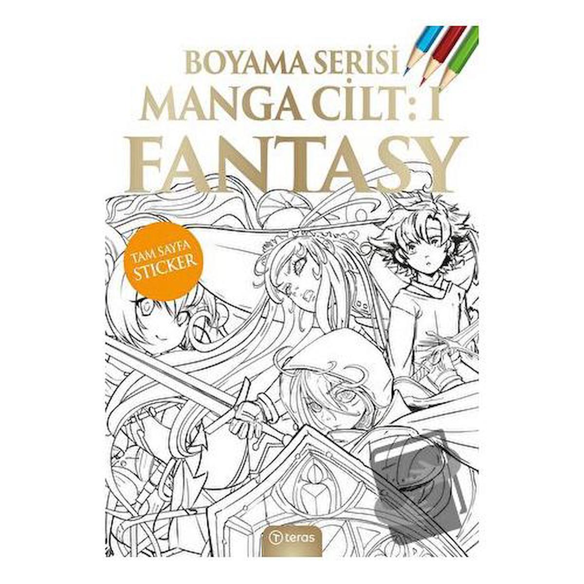 Manga Boyama Cilt I: Fantasy