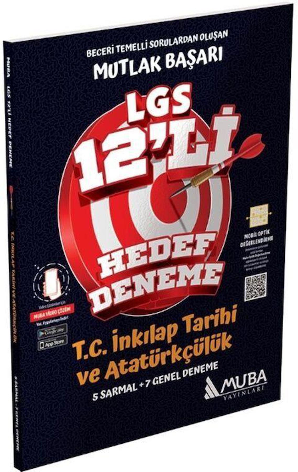 Mutlak Başarı LGS 8.Sınıf T.C. İnkılap Tarihi ve Atatürkçülük 12 Li Hedef Deneme