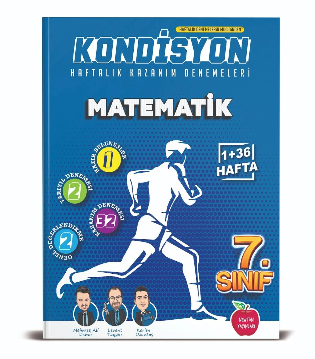 Newton Yayınları 7. Sınıf Kondisyon Matematik Denemeleri 37 Hafta Yeni