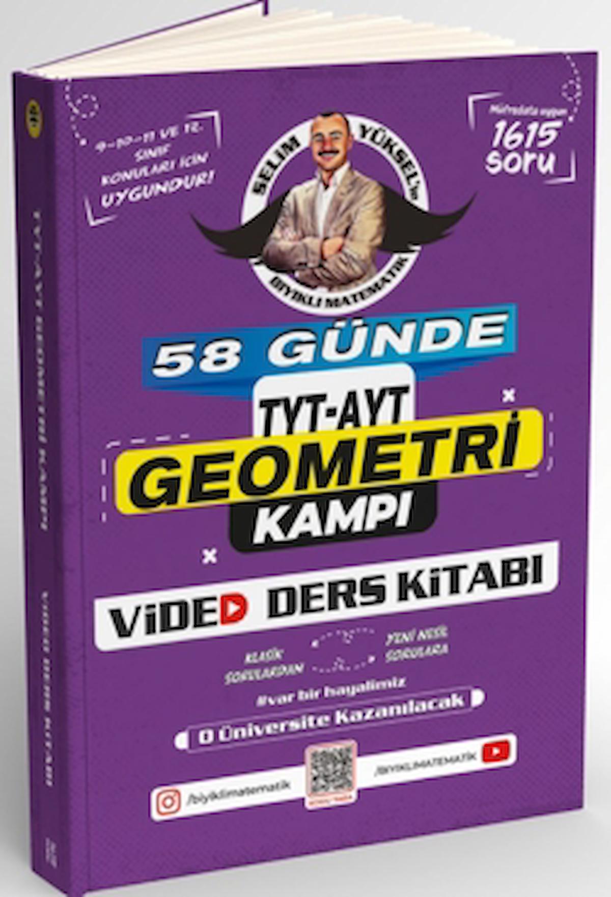 58 Günde TYT AYT Geometri Kampı Video Ders Kitabı