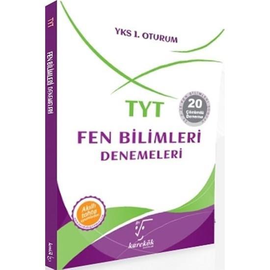 Karekök TYT Fen Bilimleri Denemeleri 20 Çözümlü Deneme