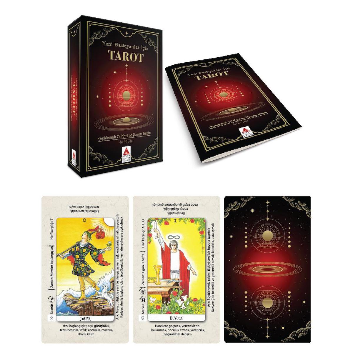 Yeni Başlayanlar için Tarot Destesi ve Kitabı