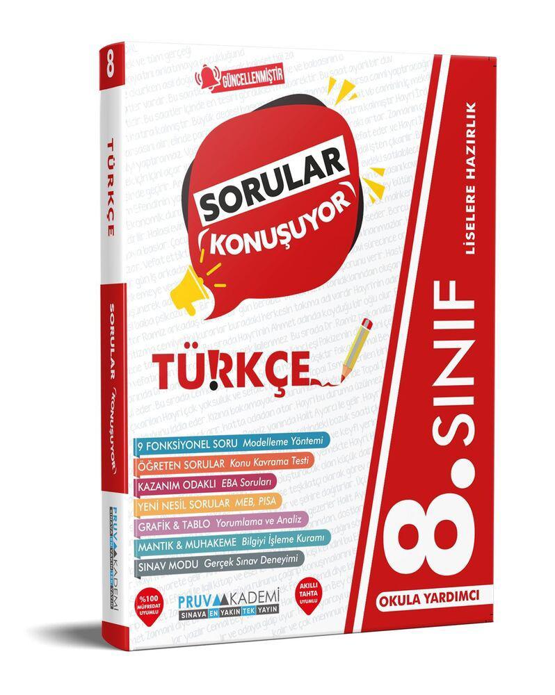 8. Sınıf Türkçe Sorular Konuşuyor Soru Bankası