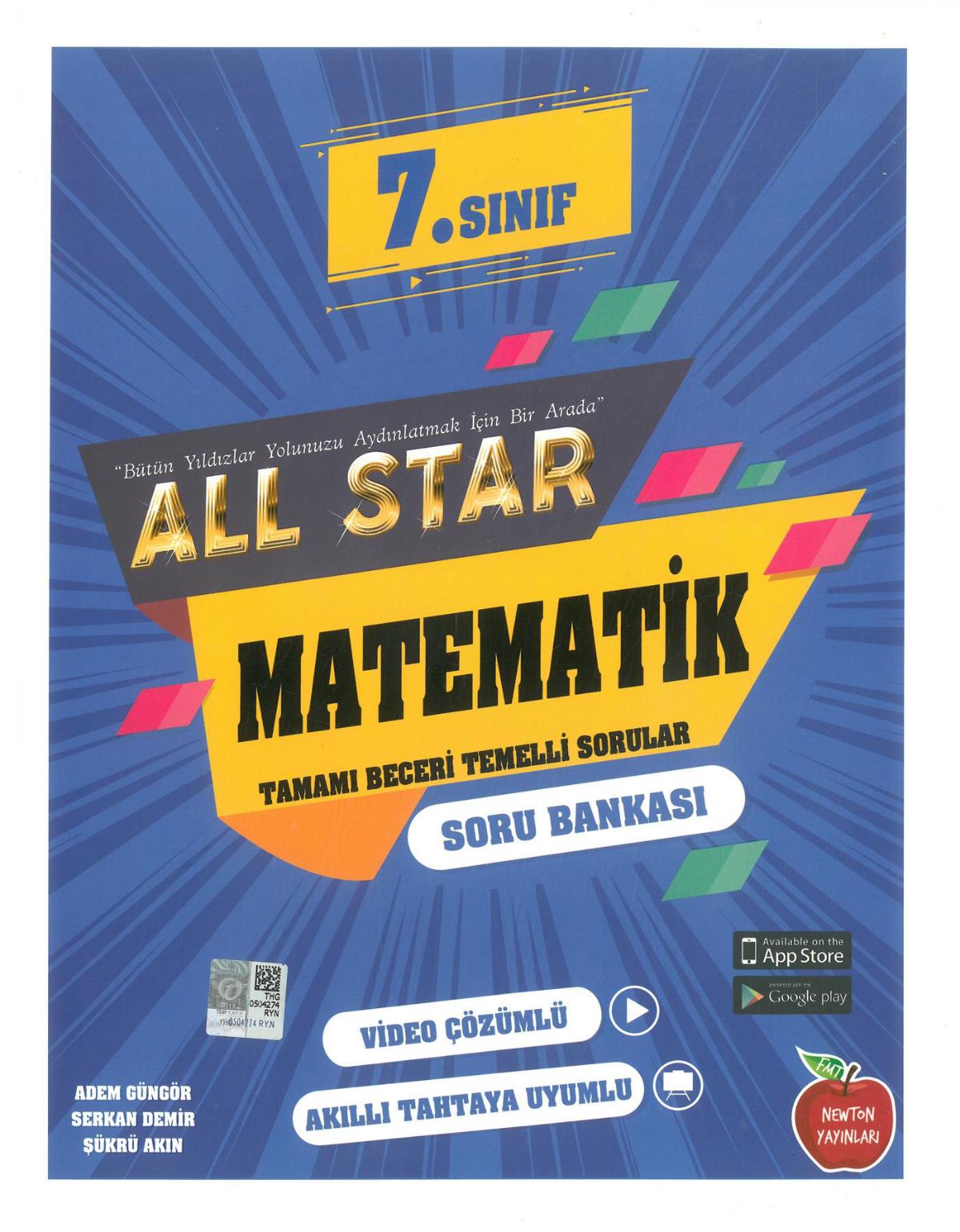 NEWTON 7.SINIF MATEMATİK SORU BANKASI ALL STAR