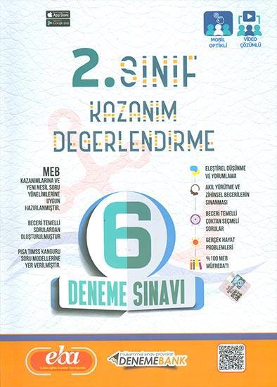 DenemeBank 2.Sınıf Kazanım Değerlendirme 6 Deneme Sınavı