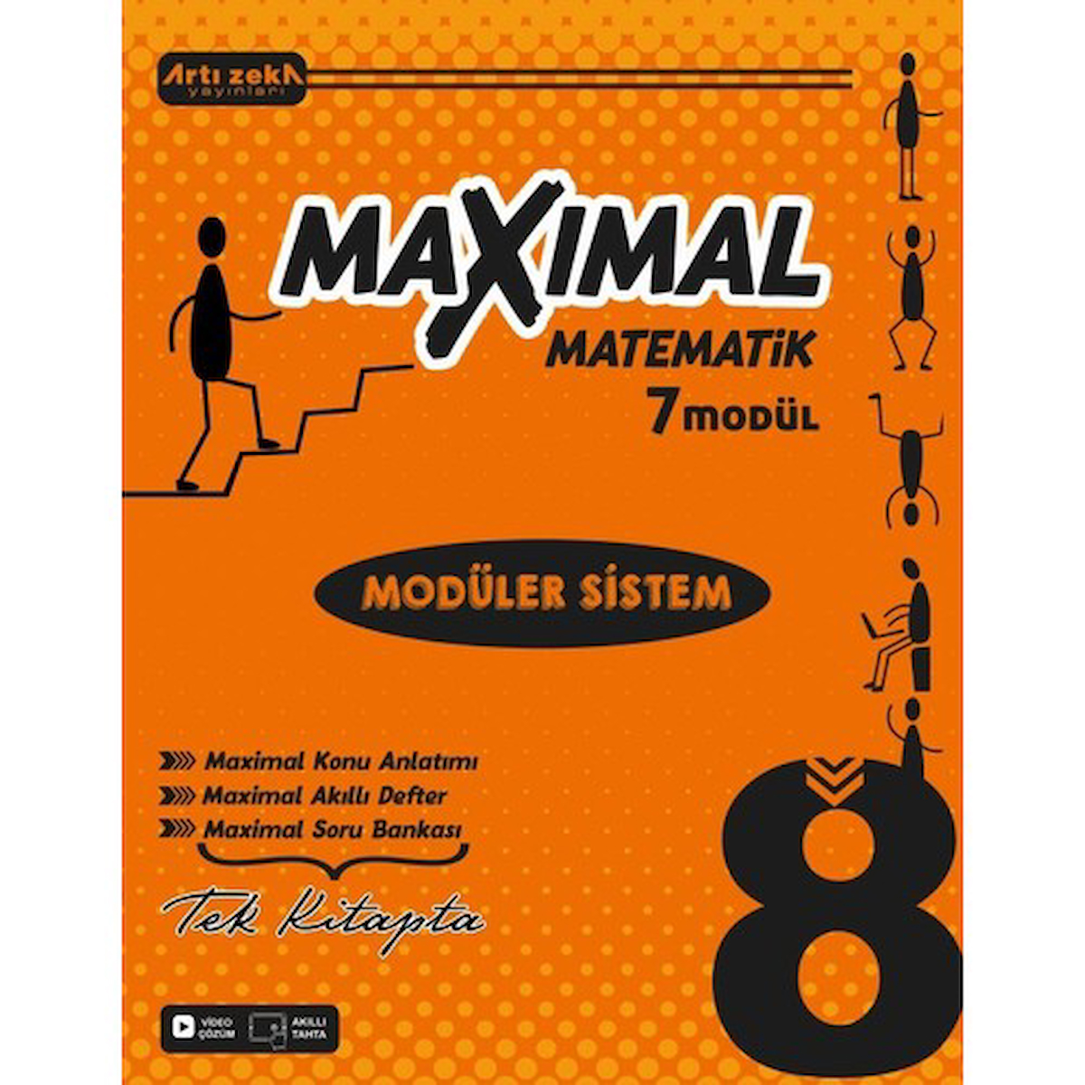 8 Sınıf Maxımal Matematik Modüler Sistem Seti (7 Modül)