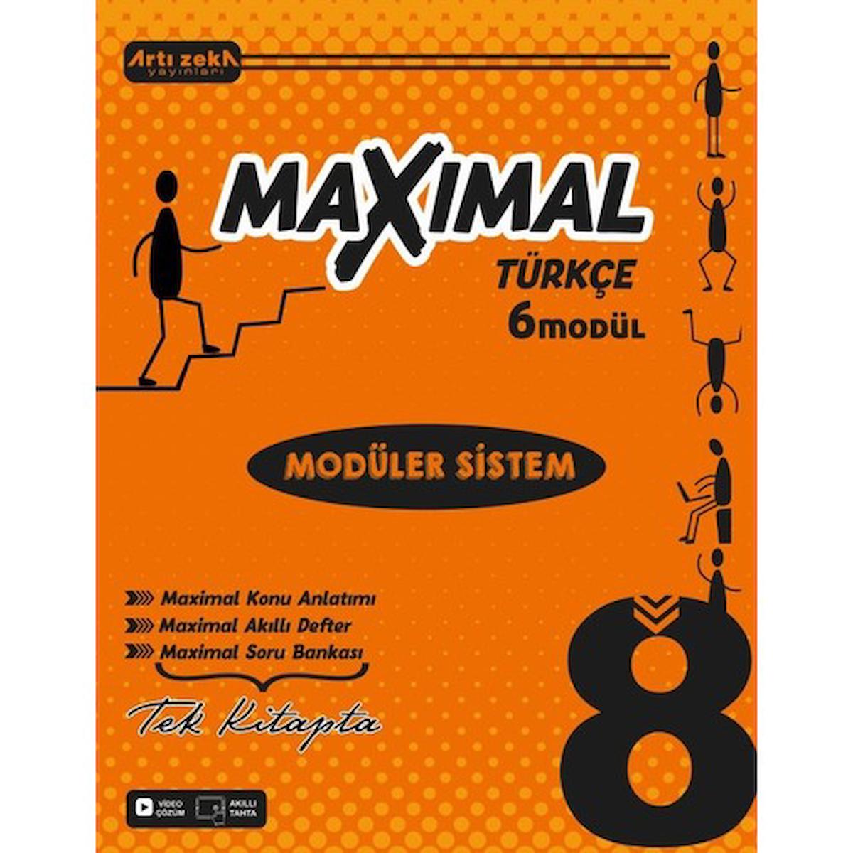 8 Sınıf Maxımal Türkçe Modüler Sistem Seti (6 Modül)