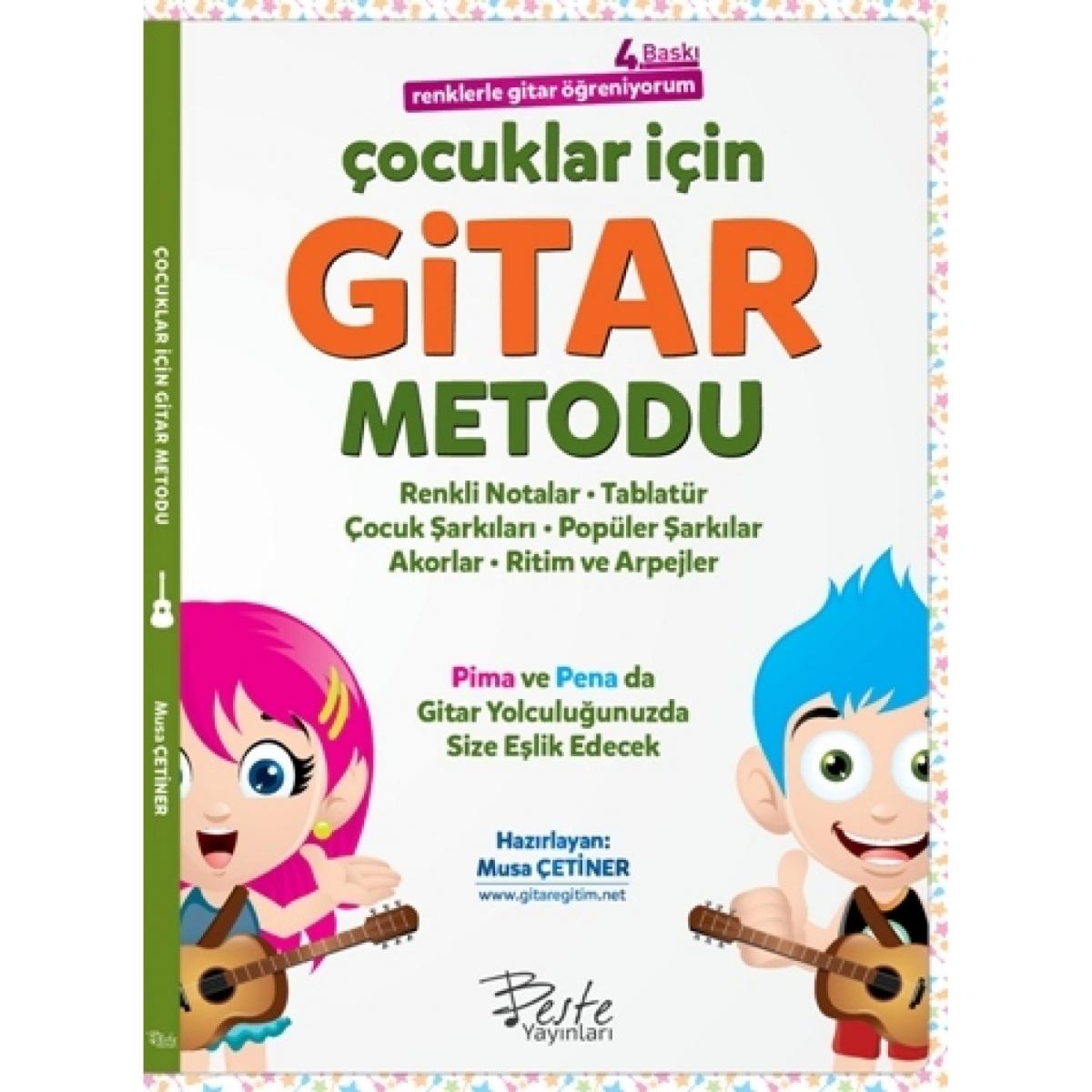 Çocuklar İçin Gitar Metodu - Renklerle Gitar Öğreniyorum