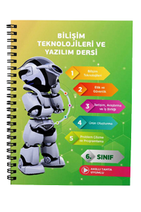 6.Sınıf Bilişim Teknolojileri ve Yazılım Dersi Referans Yayınları