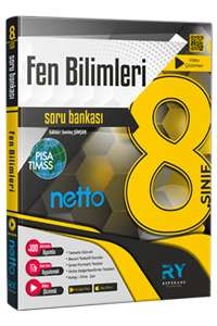 Netto LGS 8. Sınıf Fen Bilimleri Soru Bankası 7 Deneme İlaveli