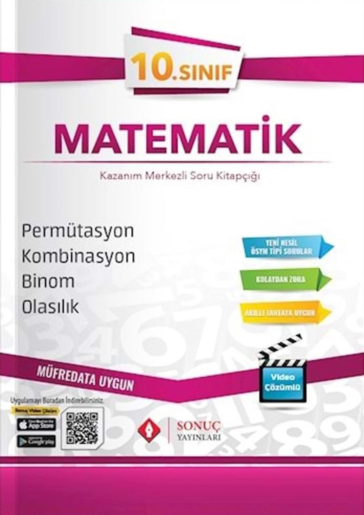 Sonuç 10.Sınıf Matematik Permütasyon Kombinasyon Binom Olasılık