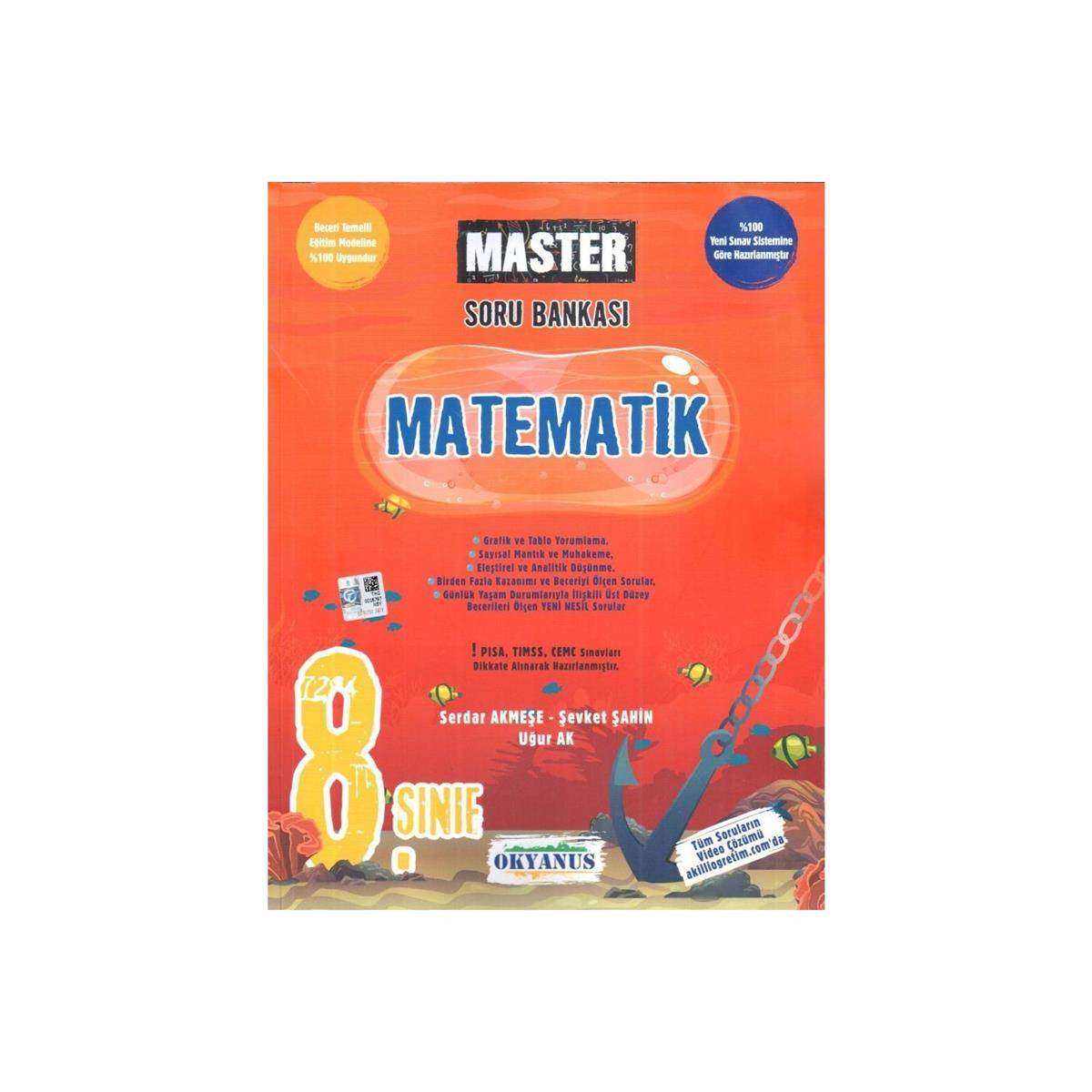 Okyanus Yayınları 8. Sınıf Master Matematik Soru Bankası