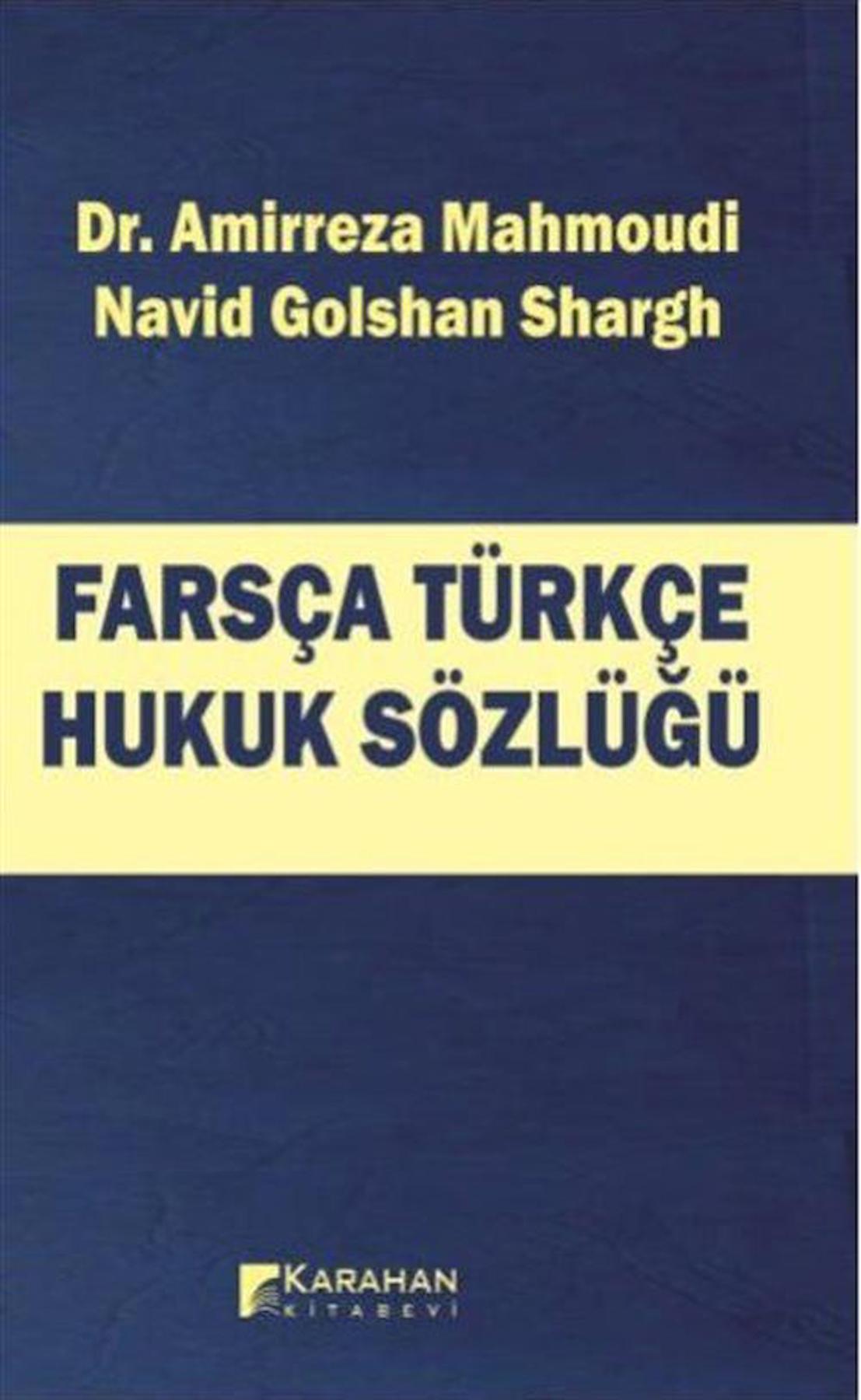 Farsça Türkçe Hukuk Sözlüğü