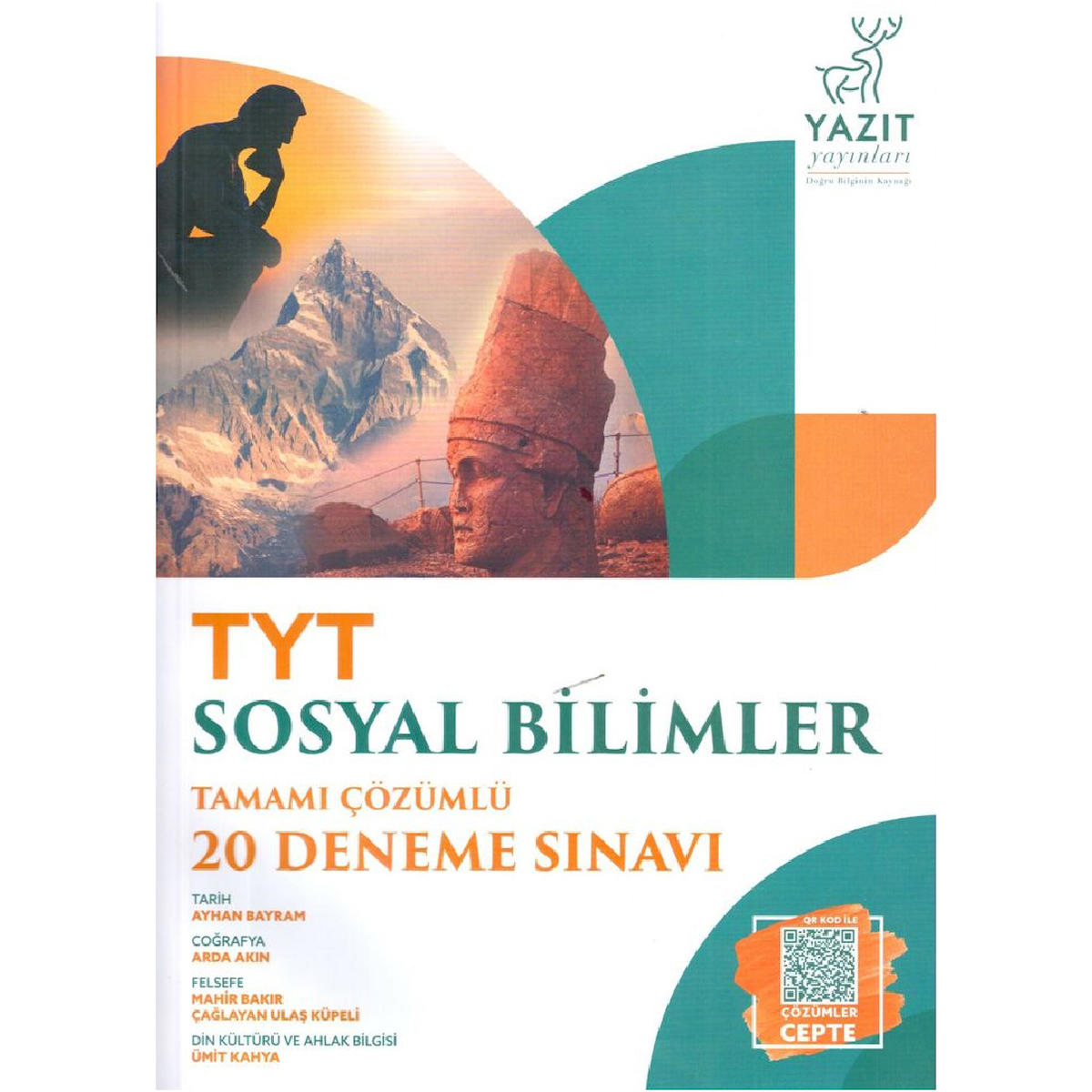 Yazıt Yayınları TYT Sosyal Bilimler Tamamı Çözümlü 20 Deneme Sınavı