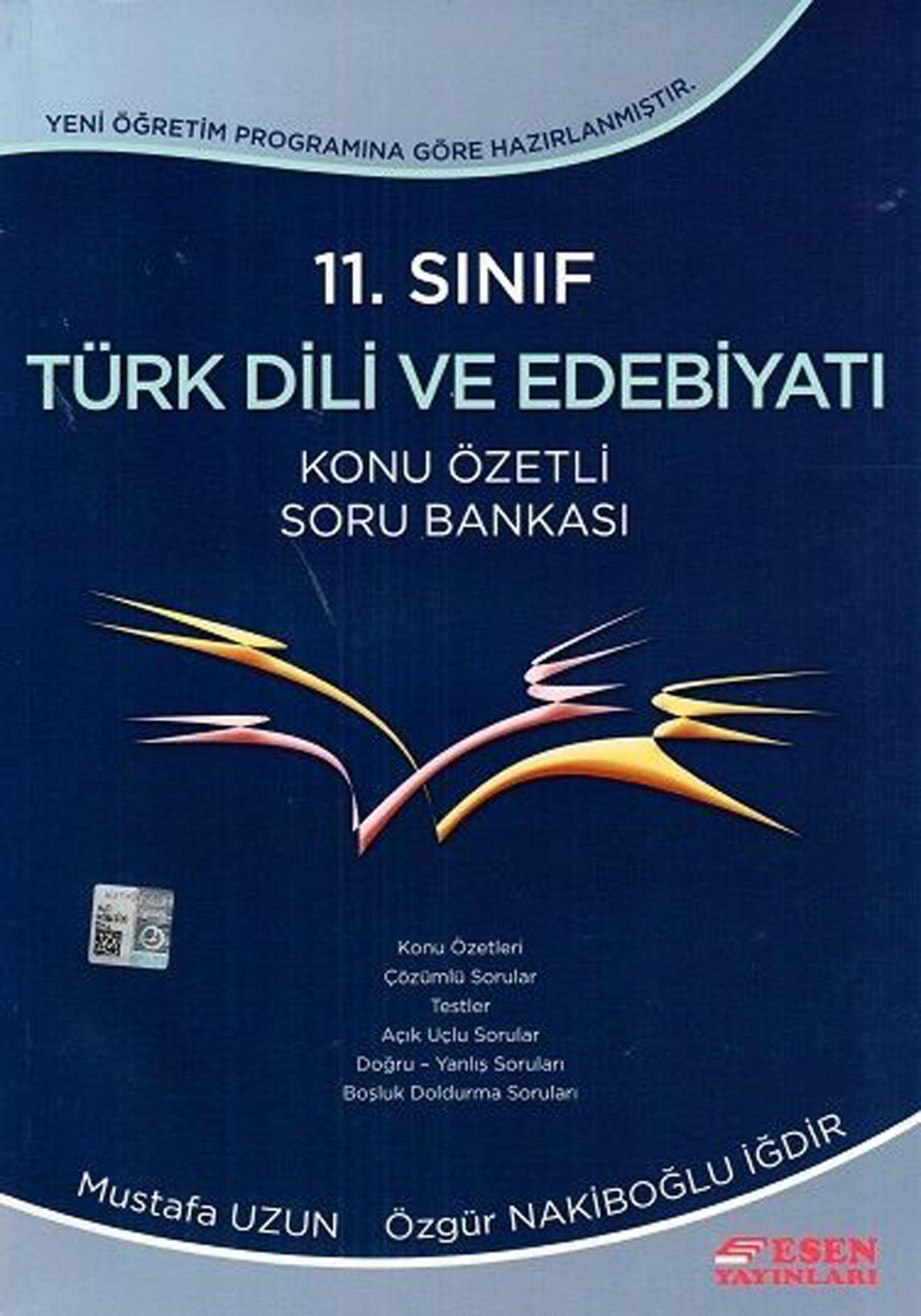 ESEN 11.SINIF TÜRK DİLİ VE EDEBİYATI KONU ÖZETLİ SORU BANKASI