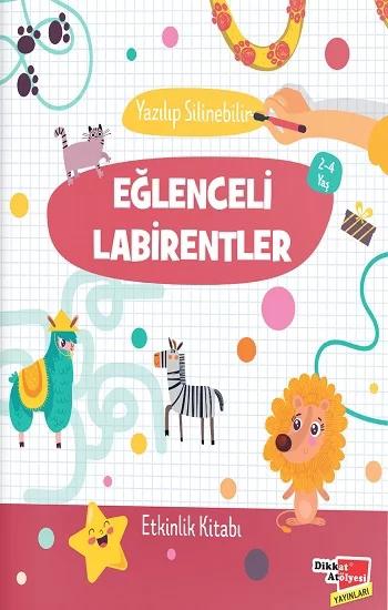 Yazılıp Silinebilir Eğlenceli Labirentler (2-4 Yaş)