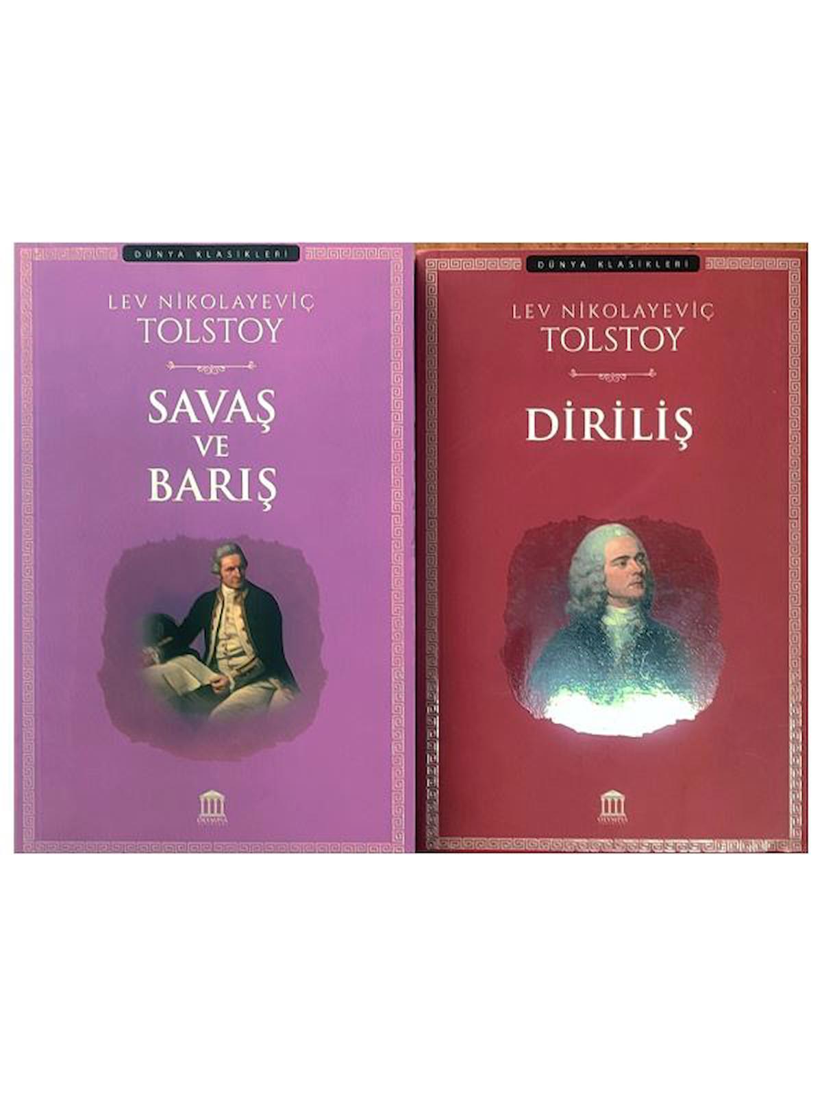 Savaş ve Barış - Diriliş 2 Kitap Birden Tolstoy