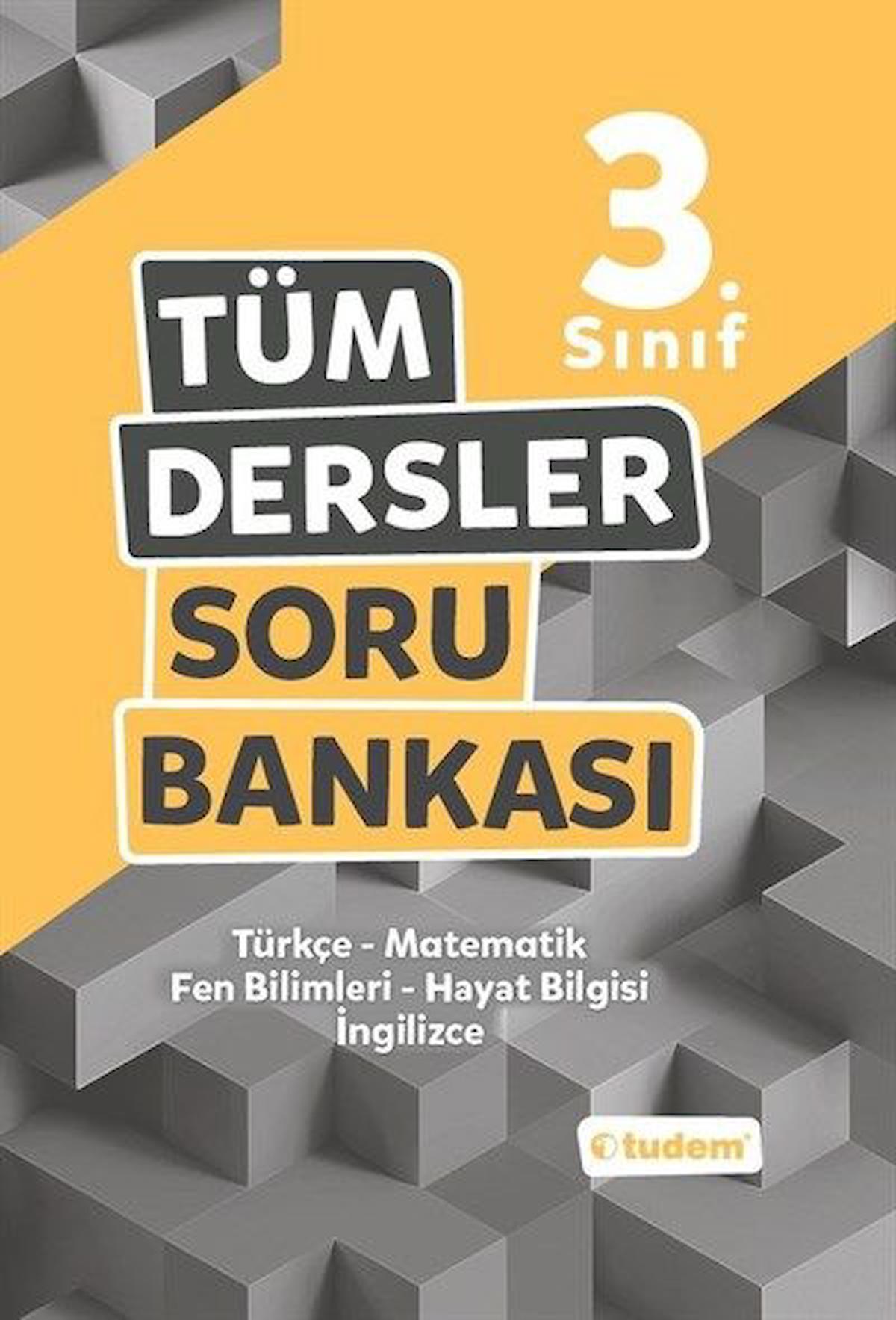 Tudem 3.Sınıf Yeni Tüm Dersler Soru Bankası