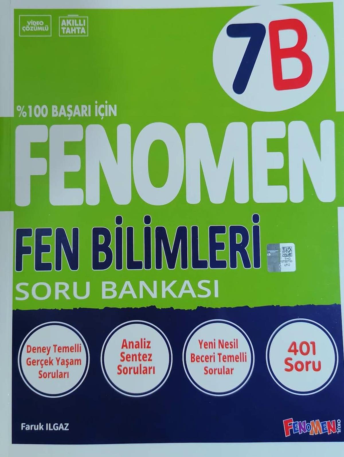 Fenomen 7.Sınıf Yeni Fen Bİlimleri - B - Soru Bankası - Gama Fenomen