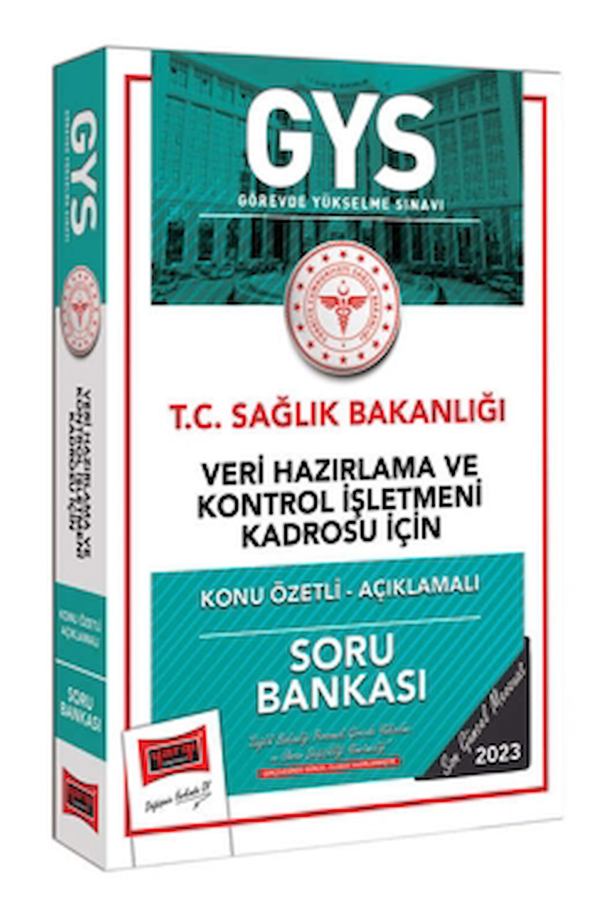 Yargı Yayınları 2023 Sağlık Bakanlığı Veri Hazırlama ve Kontrol İşletmeni Kadrosu İçin Konu Özetli Açıklamalı Soru Bankası